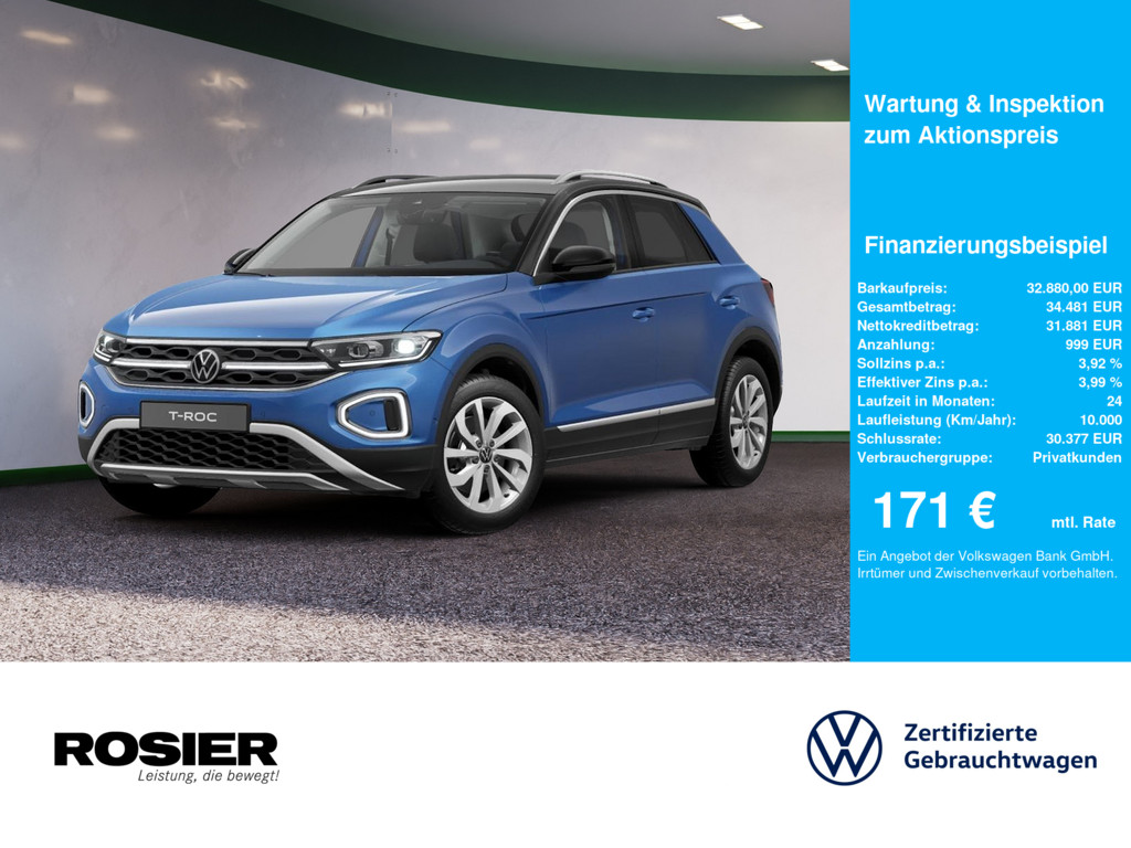 Volkswagen T-Roc Style 1.5 l TSI DSG