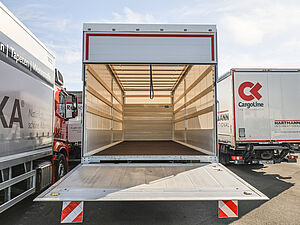 Mercedes-Benz Atego 1224 L 4x2 V 08 mit Walther-Pritsche Plane Spriegel und LBW 16 navigation