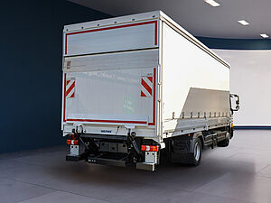 Mercedes-Benz Atego 1224 L 4x2 V 08 mit Walther-Pritsche Plane Spriegel und LBW 3 navigation