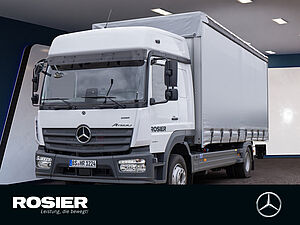 Mercedes-Benz Atego 1224 L Curtainsider Schiebeplane li/re Ladebordwand BigSpace 1 navigation