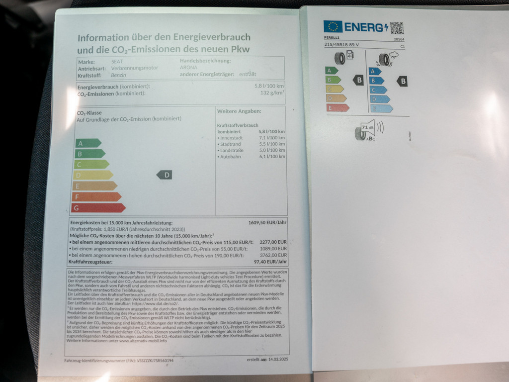 Bild 9 - Arona 1.0 TSI FR ACC FLA ParkAss. SpurH LM LED