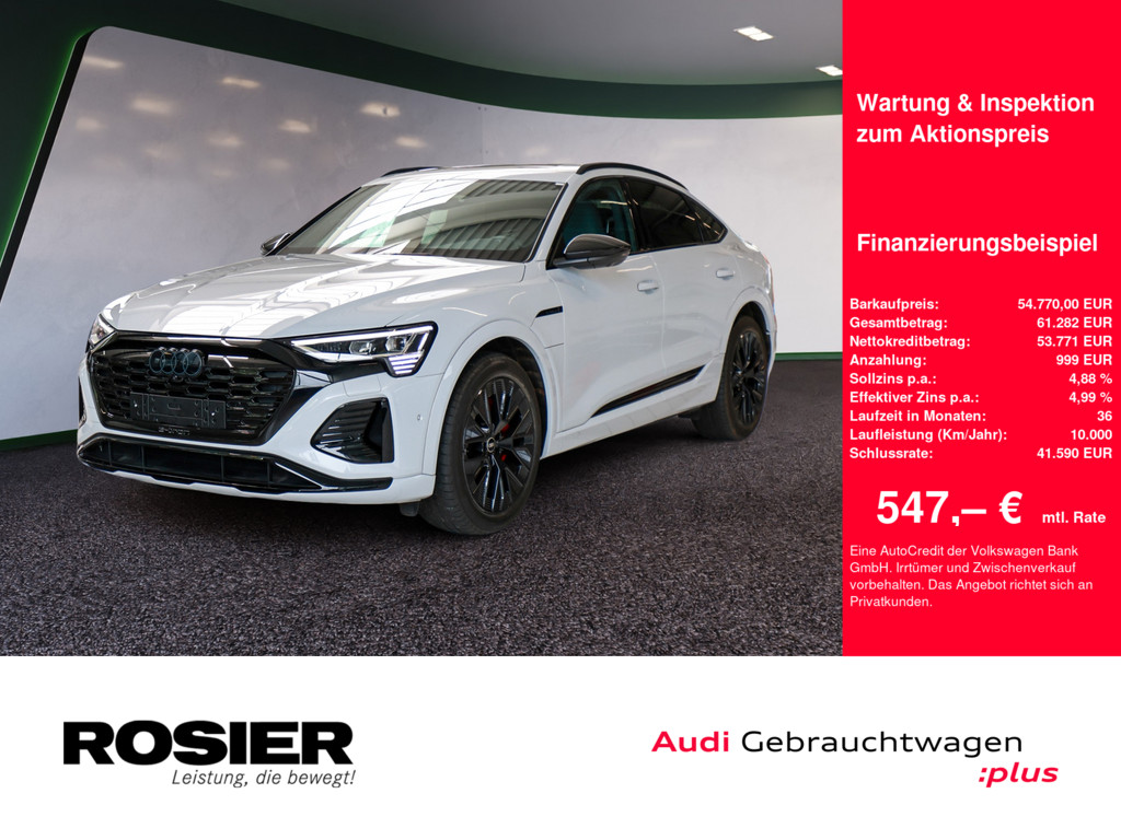 Bild 1 - Q8 e-tron Sportback S line 55 quattro
