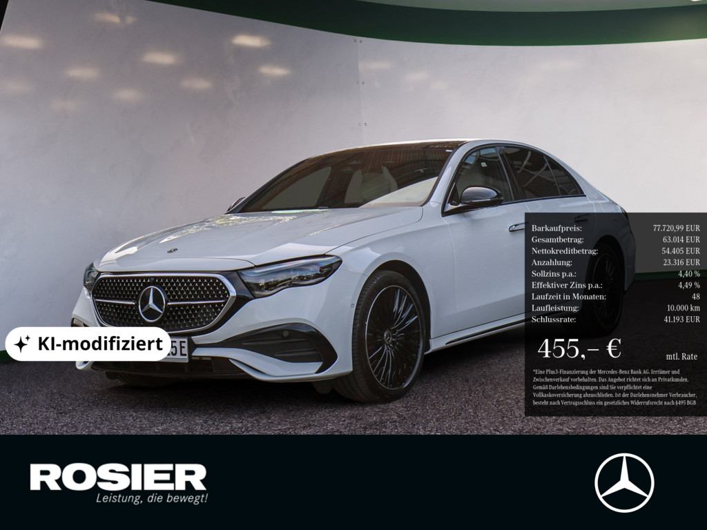 Bild 1 - E 300 de 4M AMG Limo mit EQ Hybrid Technologie