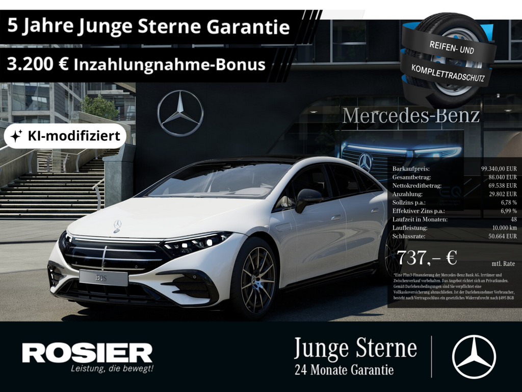 Bild 1 - EQS 500 4M AMG Sport Premium +  Facelift Hyperscreen