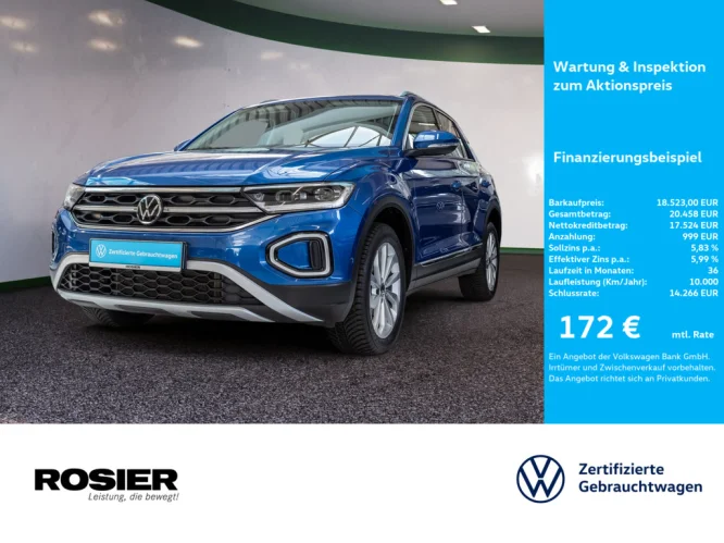 Details zum Fahrzeug: VW T-Roc Style 2.0 l TDI