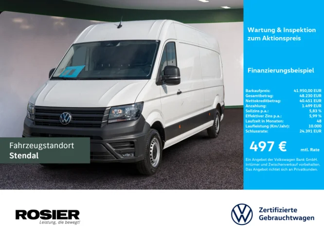 Details zum Fahrzeug: VW Crafter 2.0 TDI 35 Kasten L3H2