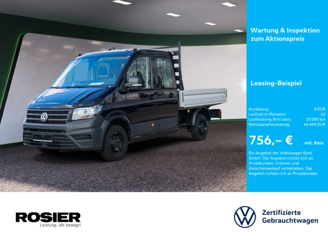 Details zum Fahrzeug: VW Crafter 2.0 TDI DoKa Pritsche MR