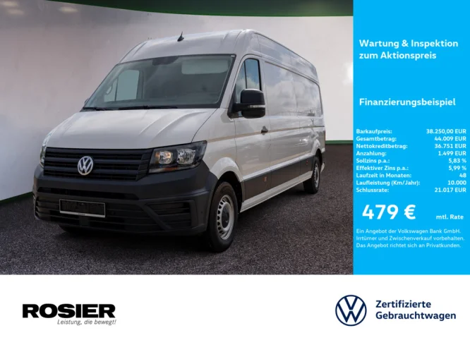 Details zum Fahrzeug: VW Crafter Kasten 35 2.0 TDI L2H2