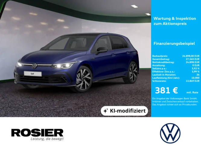 Details zum Fahrzeug: VW Golf VIII R-Line 1,5 l eTSI DSG