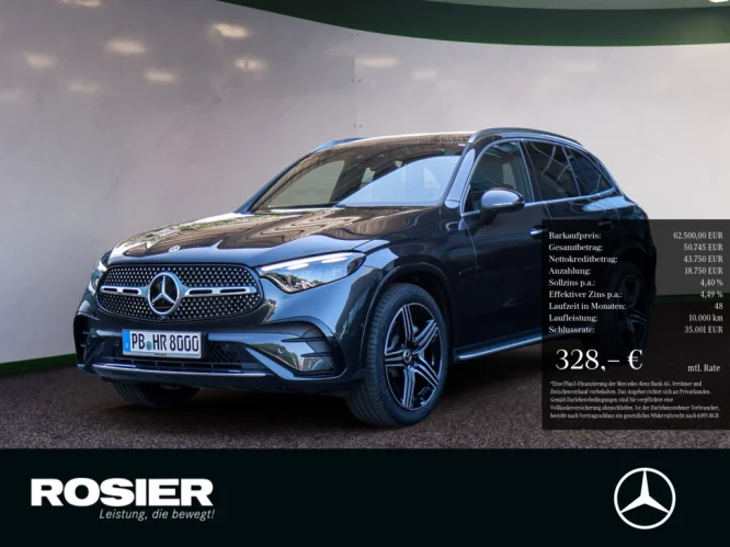 Details zum Fahrzeug: MERCEDES-BENZ GLC 220d 4M AMG Line Burmester AHK