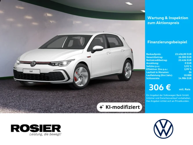 Details zum Fahrzeug: VW Golf VIII GTI 2,0 l TSI