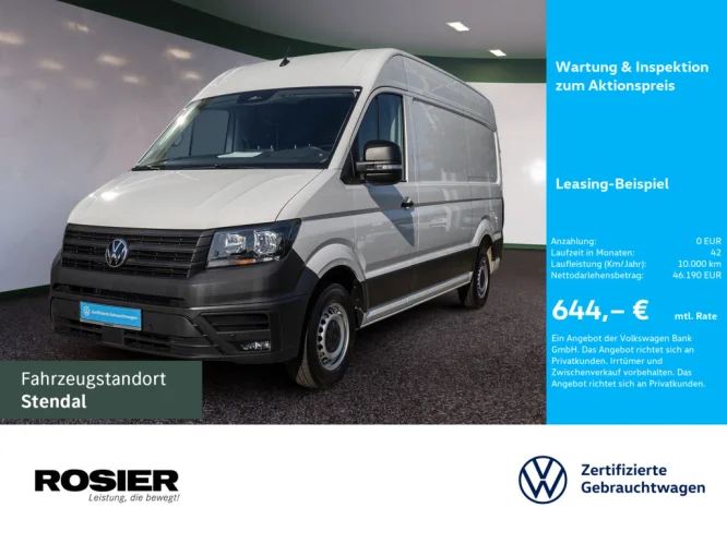 Details zum Fahrzeug: VW Crafter Kasten 35 2.0 TDI Autom. HD L3H3