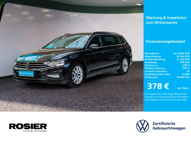 Details zum Fahrzeug: VW Passat Variant 2.0 TDI DSG Business