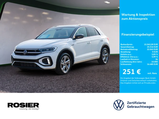Details zum Fahrzeug: VW T-ROC 2.0 TDI DSG R Line