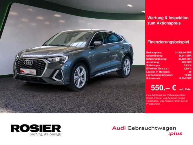 Details zum Fahrzeug: AUDI Q3 Sportback 40 TDI quattro S tronic S Line
