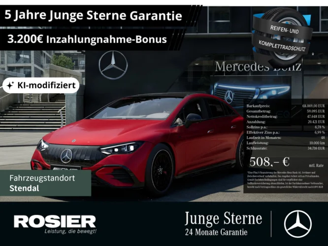 Details zum Fahrzeug: MERCEDES-BENZ EQE 53 AMG 4M+ Dyn+ Premium+ Hyperscreen