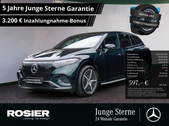 Details zum Fahrzeug: MERCEDES-BENZ EQS 450+ SUV AMG Sport Premium+ Hyperscreen