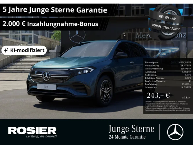 Details zum Fahrzeug: MERCEDES-BENZ EQA 250 AMG Sport Advanced+