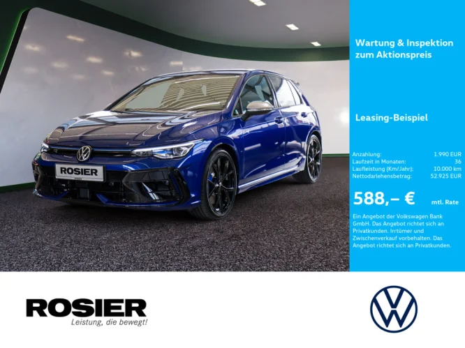 Details zum Fahrzeug: VW Golf R 2.0 TSI 4M DSG R-Performance