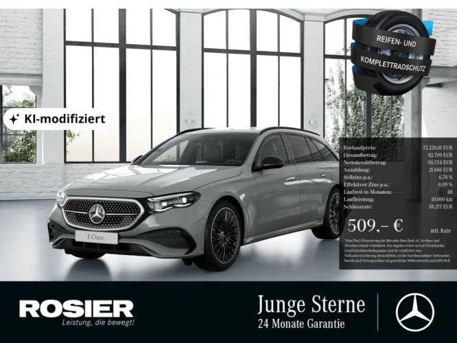 Details zum Fahrzeug: MERCEDES-BENZ E 450 d 4M T AMG Sport Premium+ Superscreen