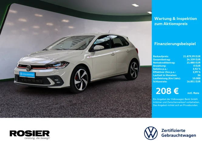 Details zum Fahrzeug: VW Polo GTI 2.0 TSI DSG