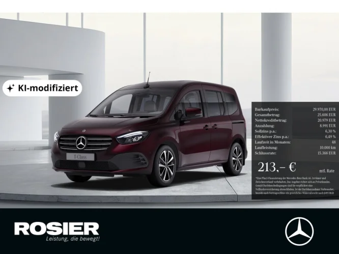 Details zum Fahrzeug: MERCEDES-BENZ T 180 d PROGRESSIVE Standard