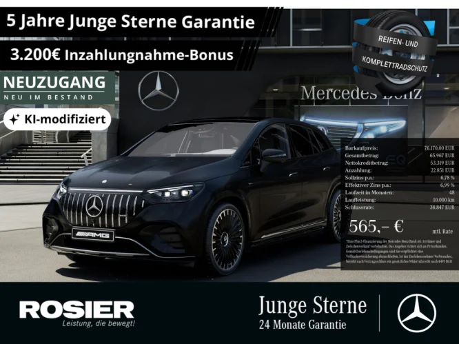 Details zum Fahrzeug: MERCEDES-BENZ EQE 53 AMG 4M+ SUV Dyn+ Premium+ Hyperscreen