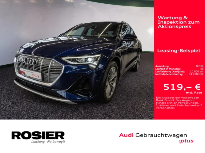 Details zum Fahrzeug: AUDI e-tron Sportback S line 55 quattro