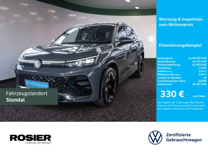 Details zum Fahrzeug: VW Tiguan 2.0 TDI DSG R-LINE