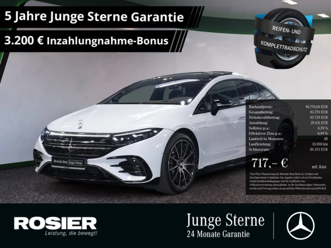 Details zum Fahrzeug: MERCEDES-BENZ EQS 500 4M AMG Sport Premium+ Facelift Hyperscreen