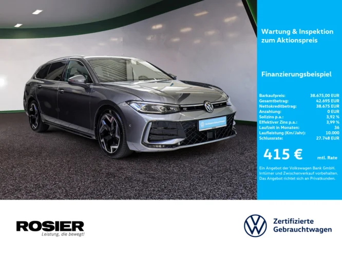 Details zum Fahrzeug: VW Passat R-Line 2.0 TDI DSG
