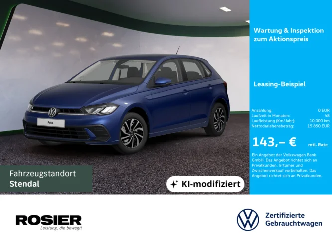Details zum Fahrzeug: VW Polo 1.0 TSI DSG Life