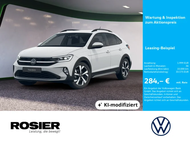 Details zum Fahrzeug: VW Taigo Style 1.0 TSI DSG