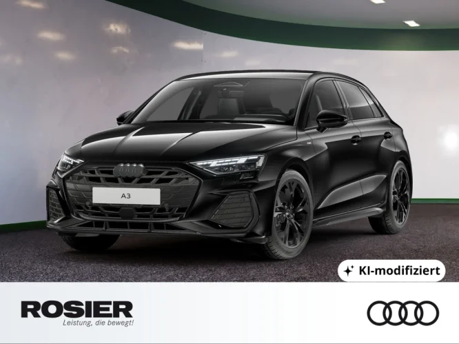 Details zum Fahrzeug: AUDI A3 Sportback S line black Business Plus AHK Tech Plus