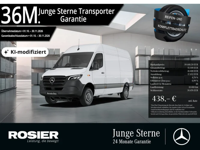 Details zum Fahrzeug: MERCEDES-BENZ Sprinter 319 CDI 4x4 Kasten PRO L2H2