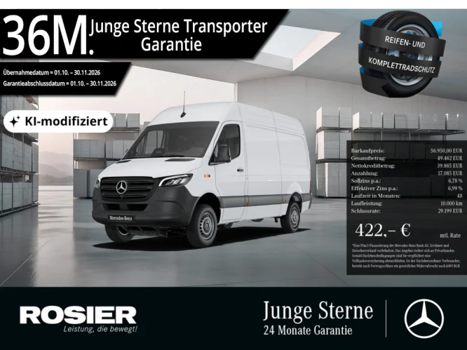 Details zum Fahrzeug: MERCEDES-BENZ Sprinter 319 CDI 4x4 Kasten PRO L2H2