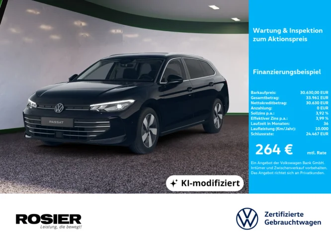 Details zum Fahrzeug: VW Passat Variant 1.5 eTSI DSG Business