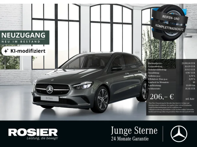 Details zum Fahrzeug: MERCEDES-BENZ B 200 Progressive Advanced+
