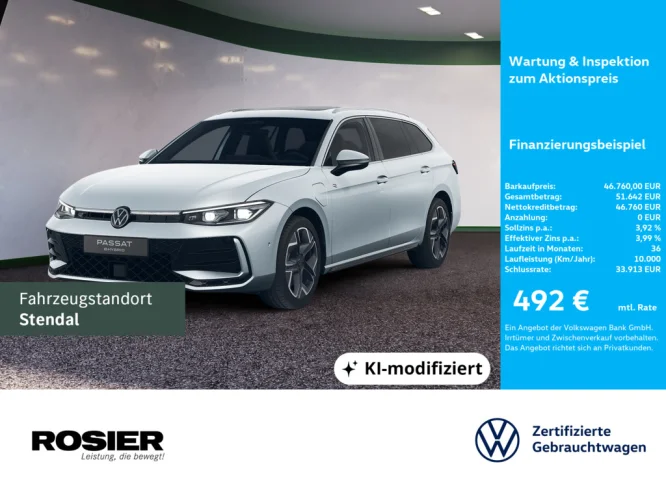 Details zum Fahrzeug: VW Passat Variant R-Line 1,5 l eHybrid