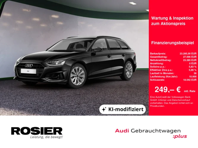Details zum Fahrzeug: AUDI A4 Avant advanced 40 TFSI