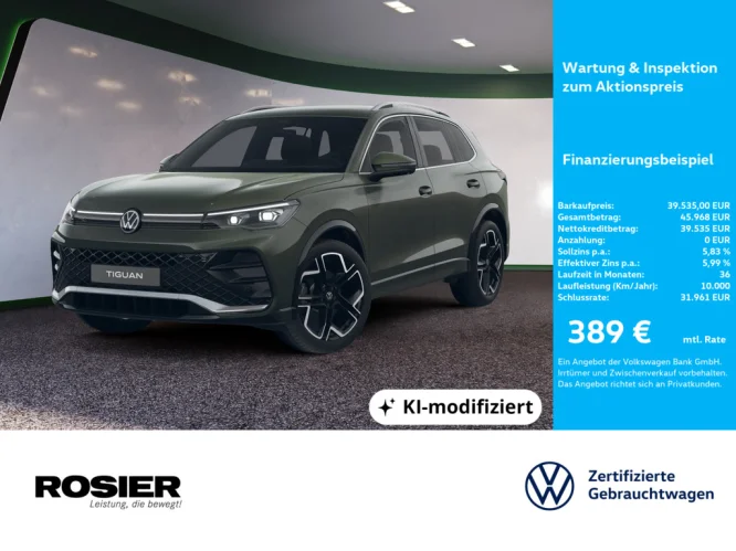 Details zum Fahrzeug: VW Tiguan 2.0 TDI DSG 4M R-LINE