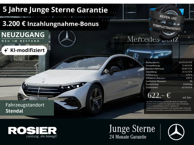 Details zum Fahrzeug: MERCEDES-BENZ EQS 450+ AMG Sport Premium Hyperscreen