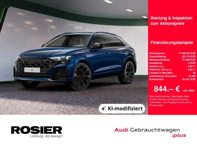 Details zum Fahrzeug: AUDI Q8 TFSI e quattro S-Line