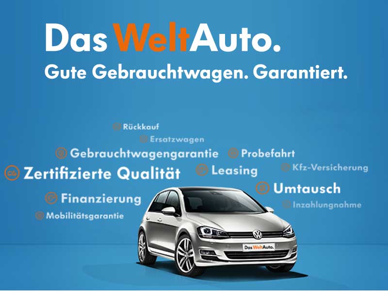 Volkswagen Jahreswagen und junge Gebrauchtwagen mit dem Siegel Das WeltAuto erhalten Sie bei Ihrem VW-Partner ROSIER in Menden, Stendal und auf Sylt.