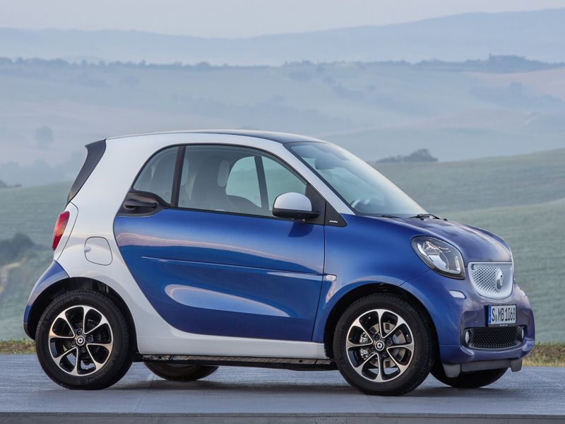 Das moderne und sportliche Exterieur des smart fortwo. Entdecken Sie es jetzt bei Ihrem smart-Partner ROSIER