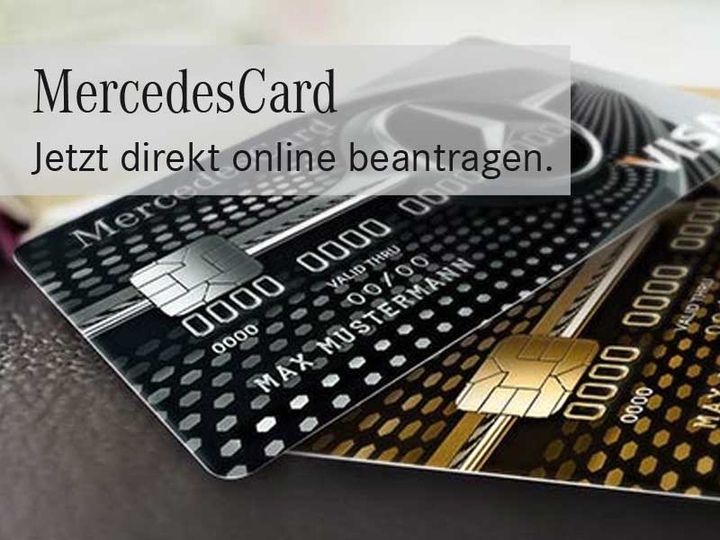 Die MercedesCard in Ihrem Autohaus Rosier