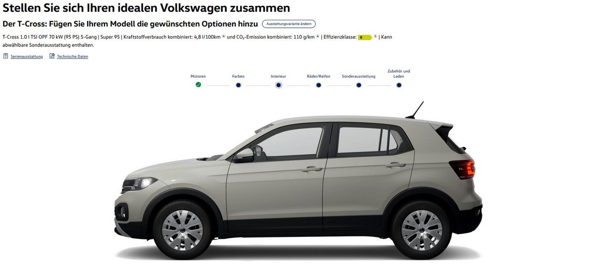 Volkswagen Zubehör für ihren T-Cross