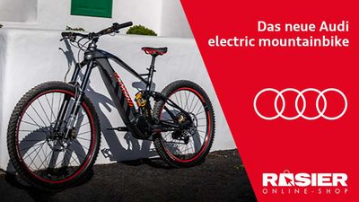 Das neue Audi electric mountainbike