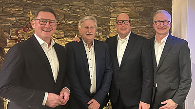 Gregor Budde, Uli Kemper, Heinrich Rosier und Marc Heinen