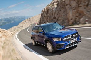 der neue Mercedes-Benz GLB - Exterieur in blau